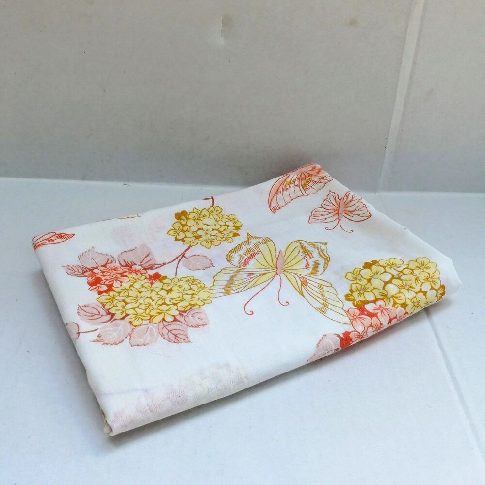 Vtg Cannon Monticello Firenzia Pillowcase-Queen Size 20" x 30"-Muslin-Cottage